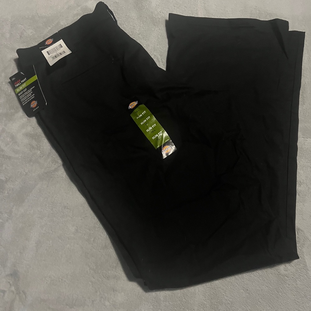Dickies Black Flex Twill Slim Fit Pants